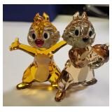 rare swarovski Disney chip N dale figuine in box