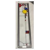 Frank Lloyd Wright Stain Glass Parade w/Plaque