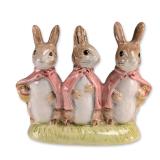Royal Albert Beatrix Potter Flopsy Mopsy and Cottontail Figurine
