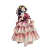 Royal Doulton Porcelain Figurine, The Hinged Parasol HN1578