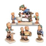 6pc Goebel Hummel Porcelain Figurines