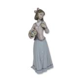 Lladro Porcelain Figurine, Innocence in Bloom 1007644