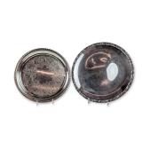 2pc Wm. Rogers Silver-Plated Serving Trays