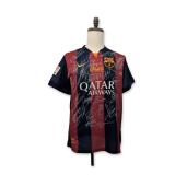 FC Barcelona Signed 2014-15 Messi 400th Goal Soccer Jersey
