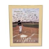2000 Notre Dame Signed Baseball Poster