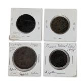 Collection of 19th Century Canadian Provincial Copper Tokens