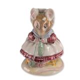 Beswick Beatrix Potter Mouse Knitting Figurine