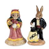 Royal Doulton Bunnykins Magician and Fortune Teller Figurines