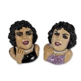 Pair of Kevin Francis The Rocky Horror Picture Show Face Pots