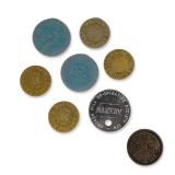 Group of Eight US and AU Grocery and Bakery Trade Tokens