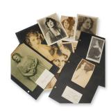 Lot of 9 Vintage Silent Film Era Portrait Photographs of Starlets