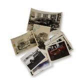 Lot of 52 Photos of Early Car Wrecks & Towing Snapshots c. 1950s-1960s