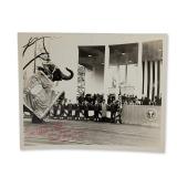 1957 Eisenhower Inaugural Parade Miss Burma Elephant Photograph