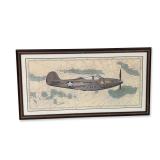 Larry Lapadura (American, 20th Century), Bell P-39 Airacobra, Signed & Numbered w/ COA