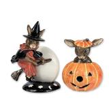 Pair of Royal Doulton Bunnykins Halloween Figurines