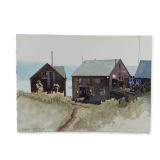 Jacquelyne A. Lotz (American, b. 1935) Original Watercolor on Paper, Signed