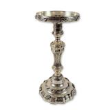 Victorian Style Silver-Toned Pricket Candlestick
