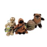 Set of Four Kenner Star Wars Buddies Plush Figures