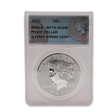 2022 Fiji Silver RP70 Peace Dollar