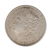 US 1921 Silver Morgan Dollar