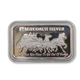 Stagecoach 1 oz .999 Fine Silver Divisible Bullion Bar