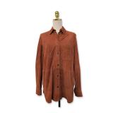 Biella Collezioni for Trillion Suede Leather Shirt Jacket