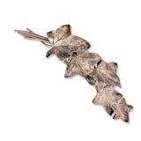 Vintage Sterling Silver Ivy Spray Brooch