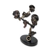 Paul Wegner (American b. 1950) Bronze Sculpture, Jazz Trio, Signed & Numbered