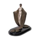 Erte (Russian/French, 1892-1990), Art Deco Polychrome Bronze Sculpture, Signed & Numbered