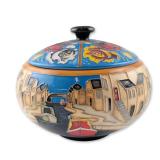 Moorcroft  Skipton Trial Lidded Bowl