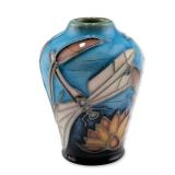 Moorcroft Pottery Miniature Vase, Dragonfly