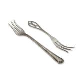 2pc Sterling Silver Lemon Forks includes Webster Company