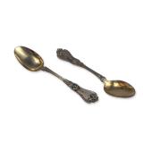 Pair of Whiting Sterling Silver Demitasse Spoons