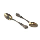 Pair of Whiting Sterling Silver Demitasse Spoons