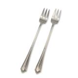 Pair of Gorham Sterling Silver Plymouth Cocktail Forks