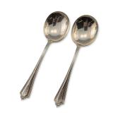 Pair of Gorham Plymouth Sterling Silver Spoons