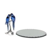 Swarovski SCS 2014 Hyacinth Macaws Crystal Figurine