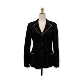 Giorgio Armani Italian Black Mesh Blazer
