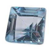 Square Step Cut Light Blue Topaz Gemstone