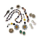 14pc Ciner and Mixed Vintage Costume Jewelry Collection