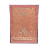Chinese Late Qing Dynasty Embroidered Silk Panel
