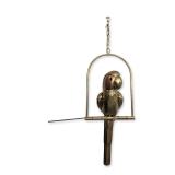 Sergio Bustamante Mexican Mixed Metal Hanging Parrot Sculpture