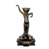 Erte (Russian/French, 1892-1990) Art Deco Bronze Sculpture, La Jalousie, Signed & Numbered