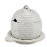 A Wedgwood Creamware Beehive Honey Pot