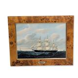 Wedgwood Dashing Wave Nautical Clipper Ship Porcelain Plaque