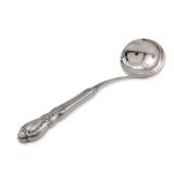 Sterling Silver Floral Repousse Soup Ladle