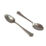 2pc Lunt Sterling Silver Demitasse Spoons