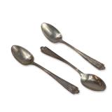 Trio of Lunt Sterling Silver Demitasse Spoons