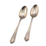 2pc Gorham Plymouth Sterling Silver Tablespoons