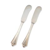 Pair of Gorham Sterling Silver Plymouth Butter Spreaders